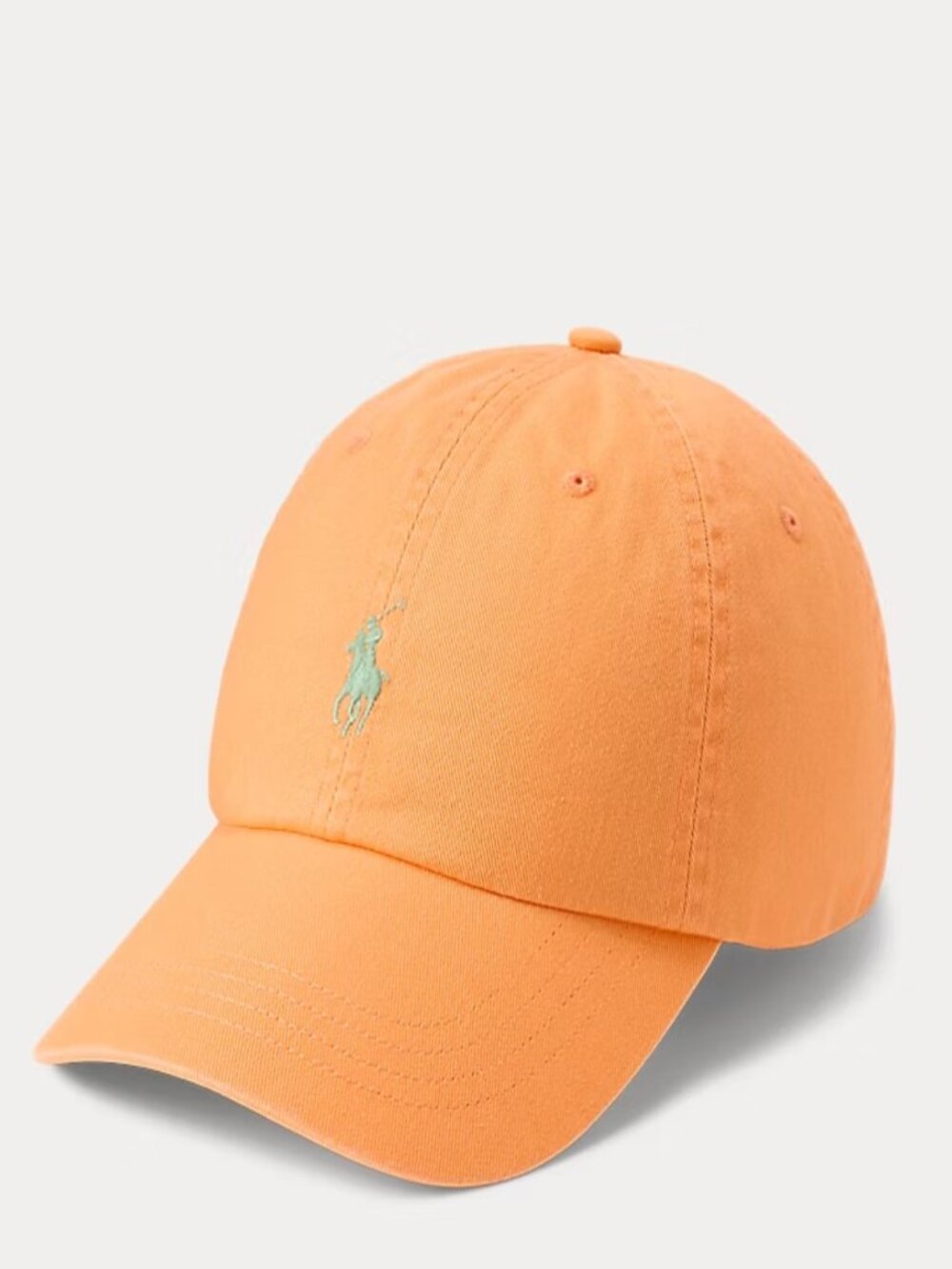 Polo Ralph Lauren The Iconic Cotton Chino Ball Cap Pompano Orange NWT
